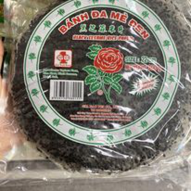 Bánh đa mè đen