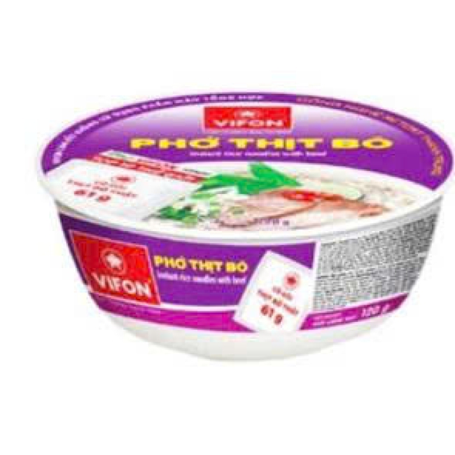 Phở bò vifon hộp